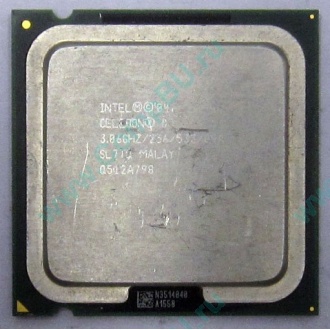 Процессор Intel Celeron D 345J (3.06GHz /256kb /533MHz) SL7TQ s.775 (Ногинск)